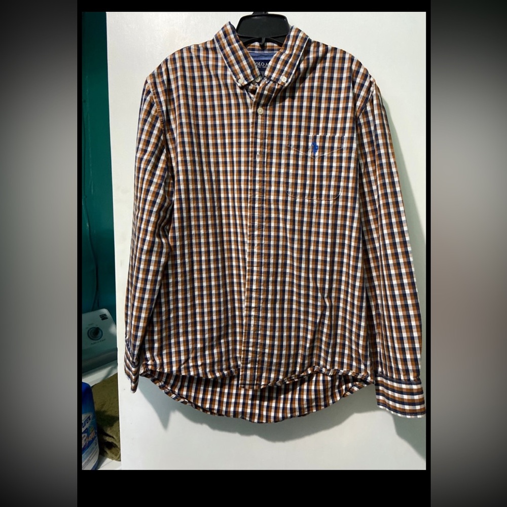 US polo Association mens long sleeved shirt